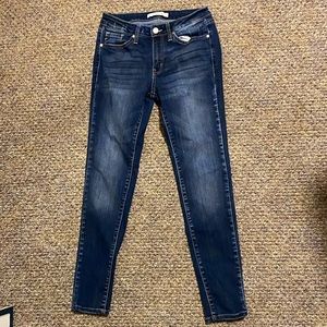 👖🔥NWOT KANCAN Los Angeles STRETCH KC7095D Medium Wash Skinny Jeans Sz 7/27👖🔥